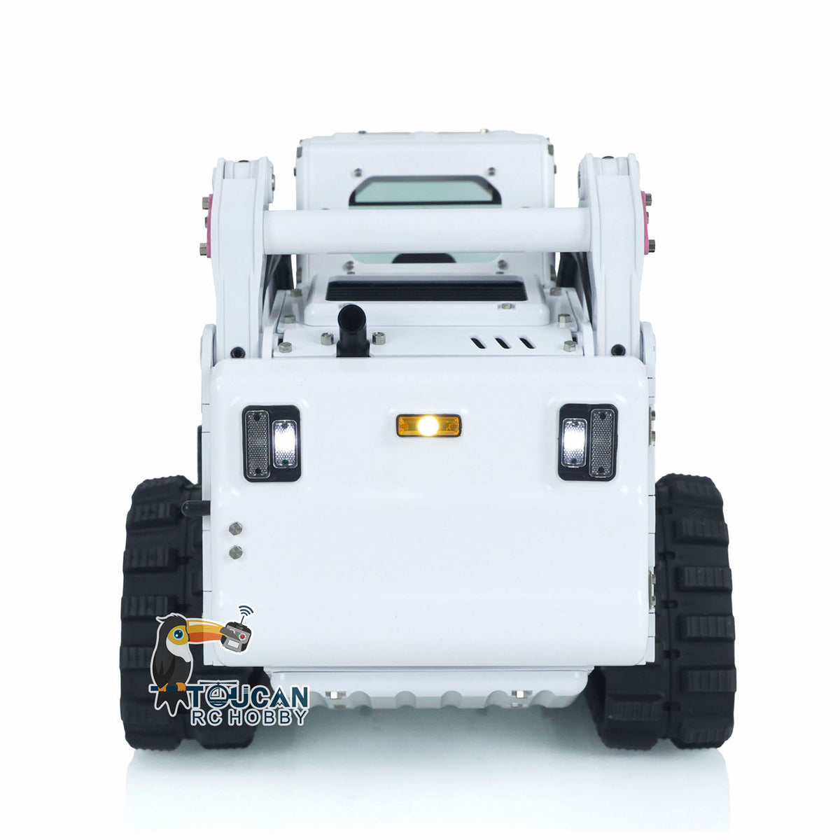 TOUCAN RC HOBBY LESU AOUE LT5 Chargeuse compacte radiocommandée 1/14 en métal, camion de construction hydraulique avec sons, lumières et radiocommande FlySky i6S pour passionnés de modélisme