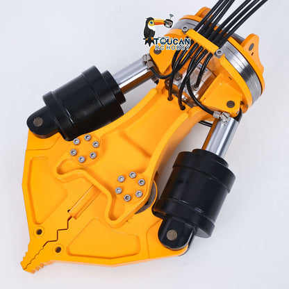 TOUCAN RC HOBBY New Product Metal Hydraulic Shear Electric Hammer Bucket for 1/12 RC Hydraulic Digger C395 LR976  Remote Control Construction Vehicles Excavator