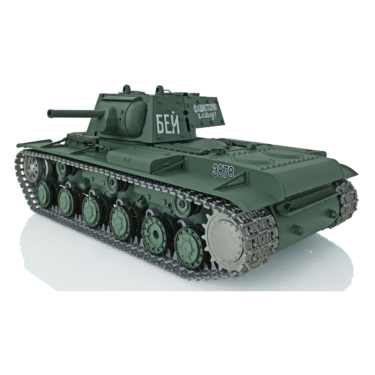 TOUCAN RC HOBBY Heng Long 1/16 TK7.0 Promotion Soviet Union KV-1 RTR RC Tank 3878 360 Degrees Turret Smoke BB IR Metal Barrel Tracks Sprockets Idlers Wheels Gearbox