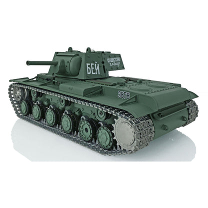TOUCAN RC HOBBY Heng Long 1/16 TK7.0 Promotion Soviet Union KV-1 RTR RC Tank 3878 360 Degrees Turret Smoke BB IR Metal Barrel Tracks Sprockets Idlers Wheels Gearbox