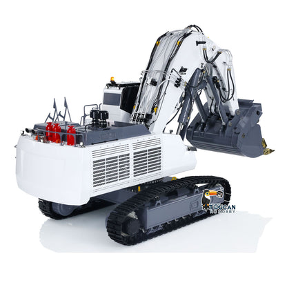 TOUCAN RC HOBBY LESU Aoue 9150 1/14 Metal RC Excavator B0010 PNP/RTR Dual Pump Hydraulic Digger 5CH Valve Lighting Electronic Display Lifting Ladder for Construction Hobby Collectors
