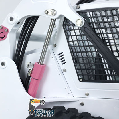 TOUCAN RC HOBBY LESU AOUE LT5 Chargeuse compacte radiocommandée 1/14 en métal, camion de construction hydraulique avec sons, lumières et radiocommande FlySky i6S pour passionnés de modélisme