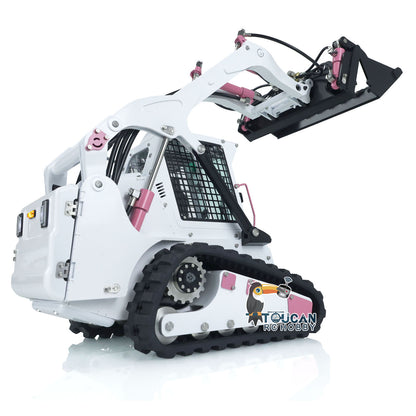 TOUCAN RC HOBBY LESU AOUE LT5 Chargeuse compacte radiocommandée 1/14 en métal, camion de construction hydraulique avec sons, lumières et radiocommande FlySky i6S pour passionnés de modélisme