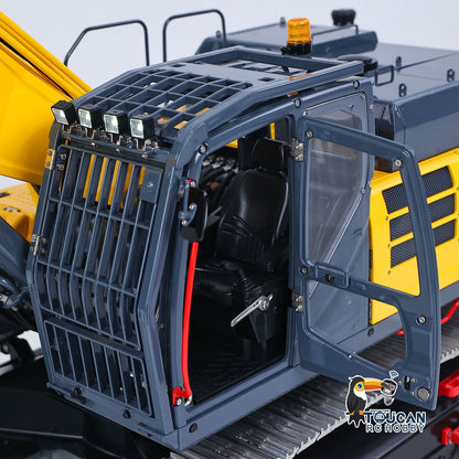 TOUCAN RC HOBBY Metal LESU 1/14 Remote Control Hydraulic Tracked Excavator SK500 RC Digger 6CH Valve 3MAP Pump Brass Relief Valve Light System