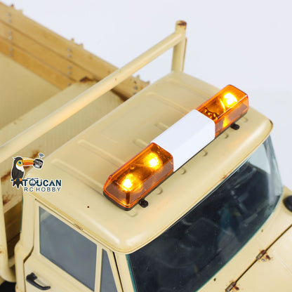 TOUCAN RC HOBBY LESU UM406 1/10 RC-Geländewagen aus Metall, 2-Gang-Getriebe, Seilwinde, Leichtmetallfelgen, Sound- und Lichtsystem, FS I6S Fernsteuerung für Outdoor-Hobbyisten