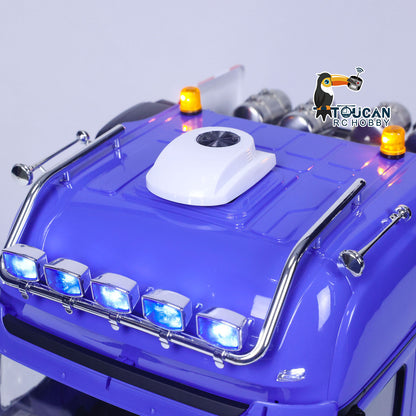 TOUCAN RC HOBBY LESU 1/14 8X8 RC Tractor Truck 3-speed Transmission Remote Control Car Model