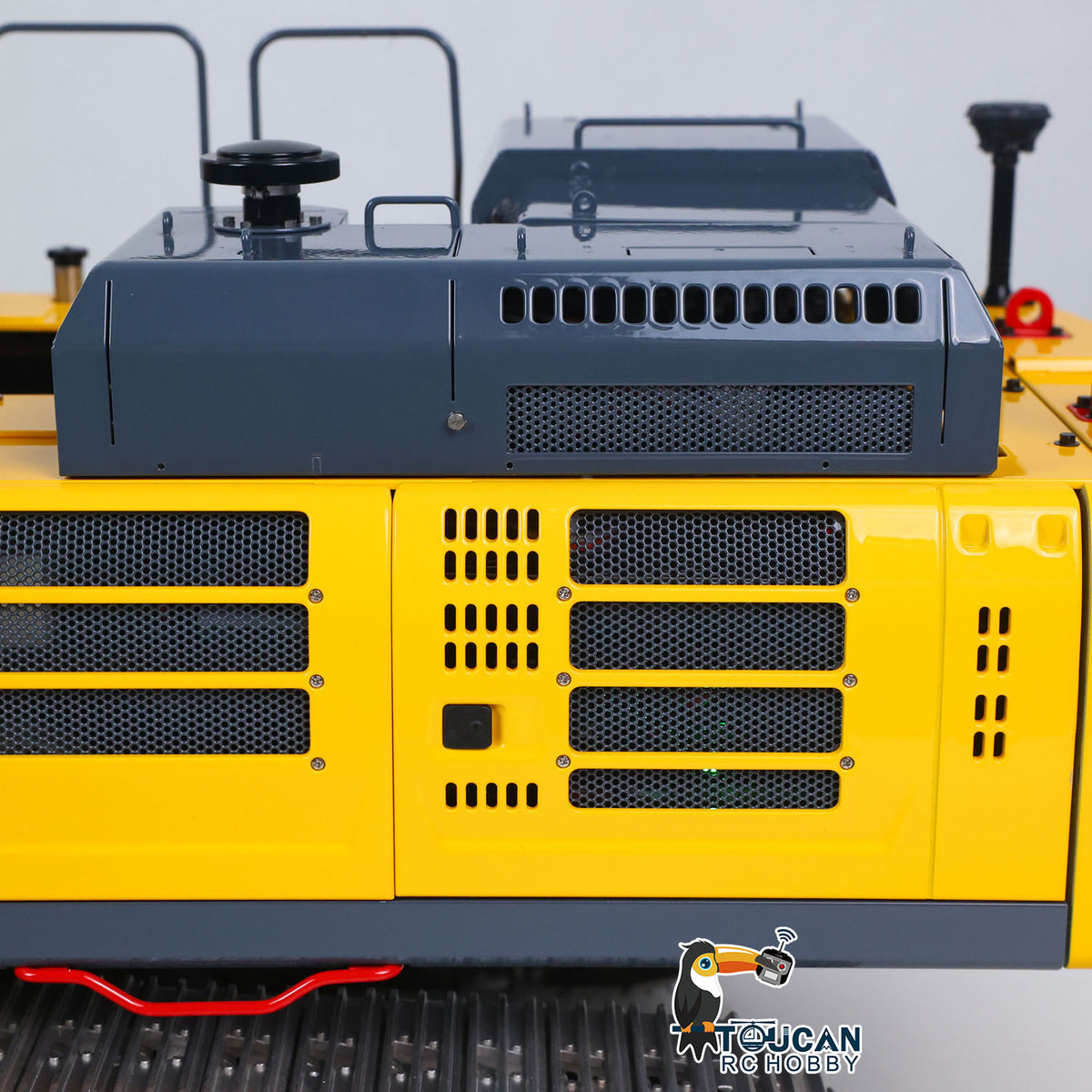 TOUCAN RC HOBBY Metal LESU 1/14 Remote Control Hydraulic Tracked Excavator SK500 RC Digger 6CH Valve 3MAP Pump Brass Relief Valve Light System