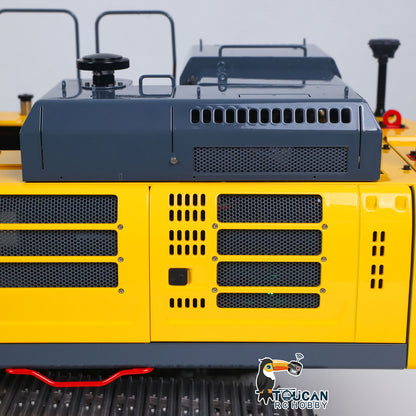 TOUCAN RC HOBBY Metal LESU 1/14 Remote Control Hydraulic Tracked Excavator SK500 RC Digger 6CH Valve 3MAP Pump Brass Relief Valve Light System