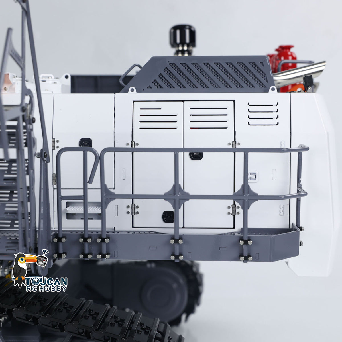 TOUCAN RC HOBBY LESU Aoue 9150 1/14 Metal RC Excavator B0010 PNP/RTR Dual Pump Hydraulic Digger 5CH Valve Lighting Electronic Display Lifting Ladder for Construction Hobby Collectors