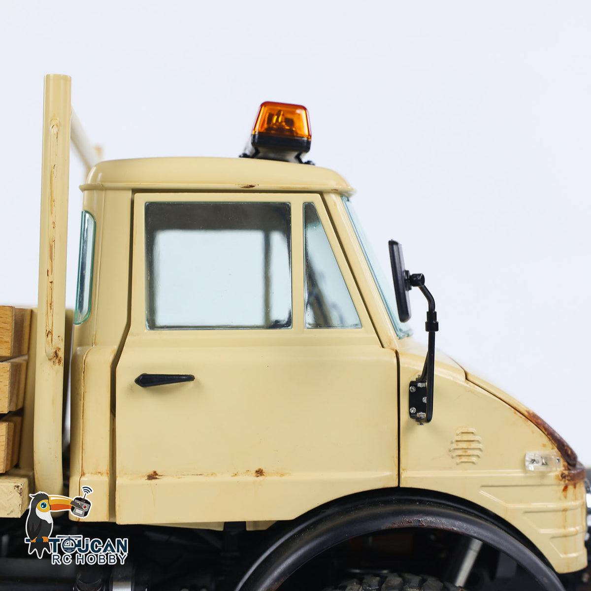 TOUCAN RC HOBBY LESU UM406 1/10 RC-Geländewagen aus Metall, 2-Gang-Getriebe, Seilwinde, Leichtmetallfelgen, Sound- und Lichtsystem, FS I6S Fernsteuerung für Outdoor-Hobbyisten