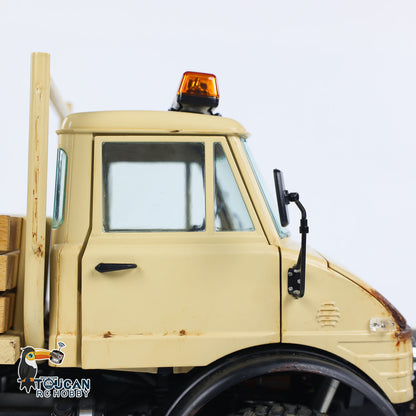 TOUCAN RC HOBBY LESU UM406 1/10 RC-Geländewagen aus Metall, 2-Gang-Getriebe, Seilwinde, Leichtmetallfelgen, Sound- und Lichtsystem, FS I6S Fernsteuerung für Outdoor-Hobbyisten