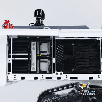TOUCAN RC HOBBY LESU Aoue 9150 1/14 Metal RC Excavator B0010 PNP/RTR Dual Pump Hydraulic Digger 5CH Valve Lighting Electronic Display Lifting Ladder for Construction Hobby Collectors