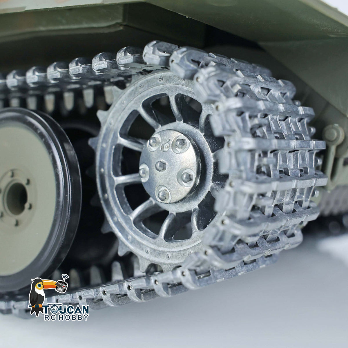 TOUCAN RC HOBBY Heng Long 1/16 TK7.0 Promotion 3819 German Panther V RTR RC Tank IR BB 360 Degrees Turret Smoke Metal Tracks Sprockets Idlers Wheels Gearbox
