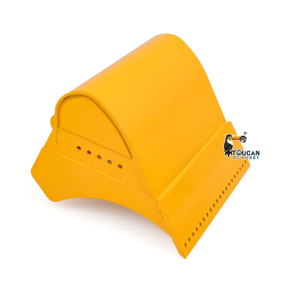 TOUCAN RC HOBBY  Metal Grading/Trapezoidal/Narrow Toothless/Toothed/Rake/Grille Bucket for 1/12 Hydraulic Remote Control Tracked Excavator C395 LR976 E650 RC Digger Model Construction Vehicle