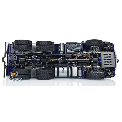 TOUCAN RC HOBBY LESU 1/14 3Axles RC Hydraulic Dumper Truck 3348 6X6 Remote Control Car Painted Assembled Upgrade Hobby Model
