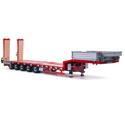 LESU 1/14 RC Trailer A0055 - Metal KIT RTR 5 Axles Electric Support Legs