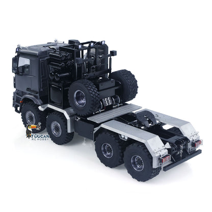 TOUCAN RC HOBBY LXY BZ4663 1/14 Metal 8x8 RC Tractor Truck PNP 3 Speed Transmission Differential Lock Axles Remote Winch ST8 Controller Light Sound for Model Collectors