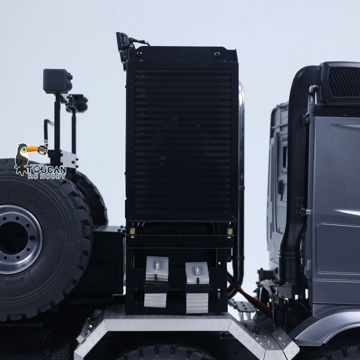 TOUCAN RC HOBBY LXY BZ4663 1/14 Metal 8x8 RC Tractor Truck PNP 3 Speed Transmission Differential Lock Axles Remote Winch ST8 Controller Light Sound for Model Collectors