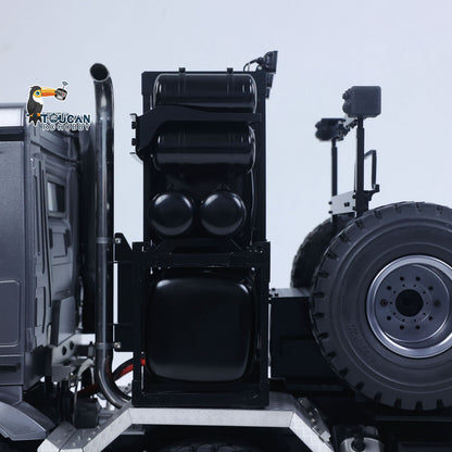 TOUCAN RC HOBBY LXY BZ4663 1/14 Metal 8x8 RC Tractor Truck PNP 3 Speed Transmission Differential Lock Axles Remote Winch ST8 Controller Light Sound for Model Collectors