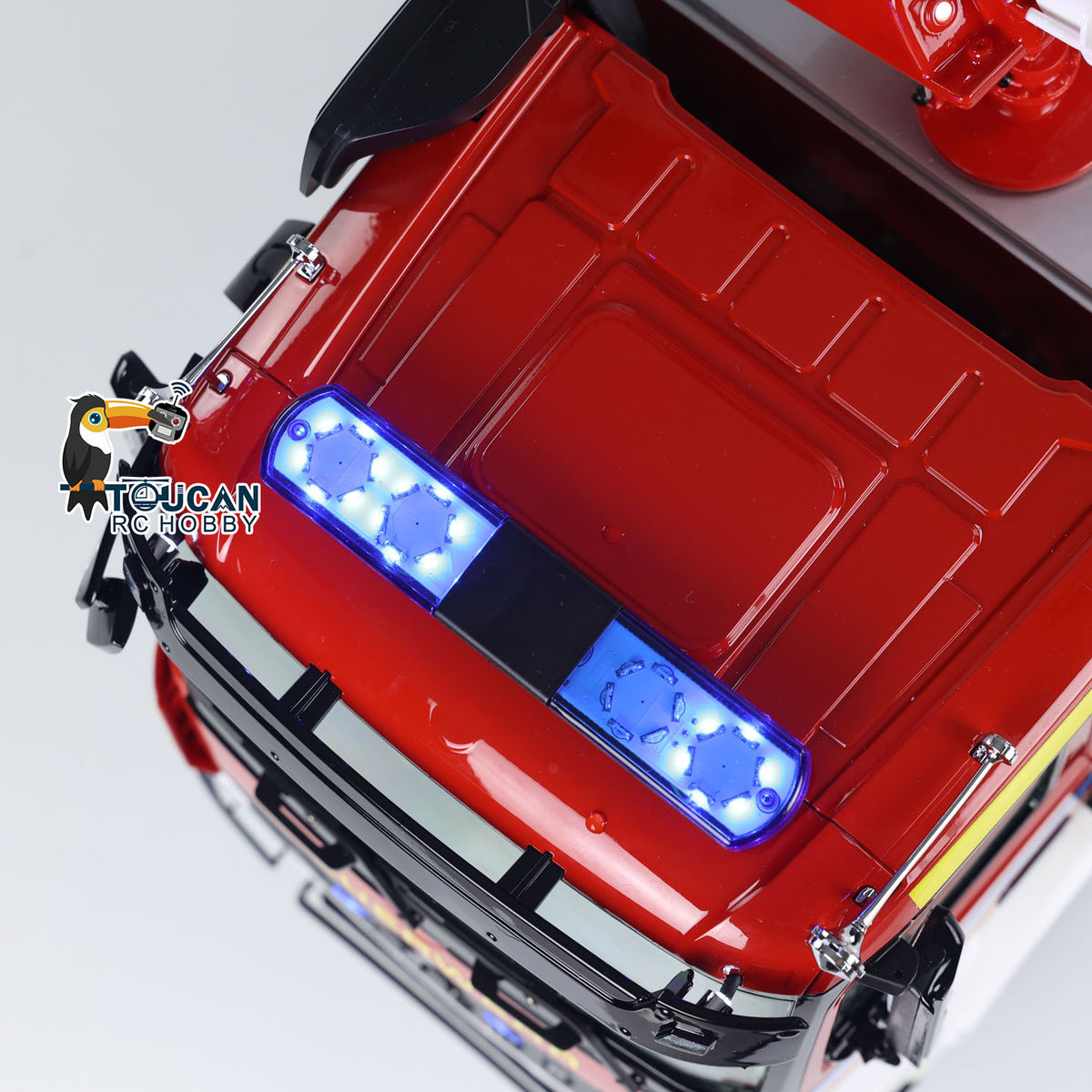 TOUCAN RC HOBBY 1/14 RC Fire Fighting Truck 6x6 Metal Chassis Remote Control Fire RTR Car Model Assembled and Painted 2-speed Transmission