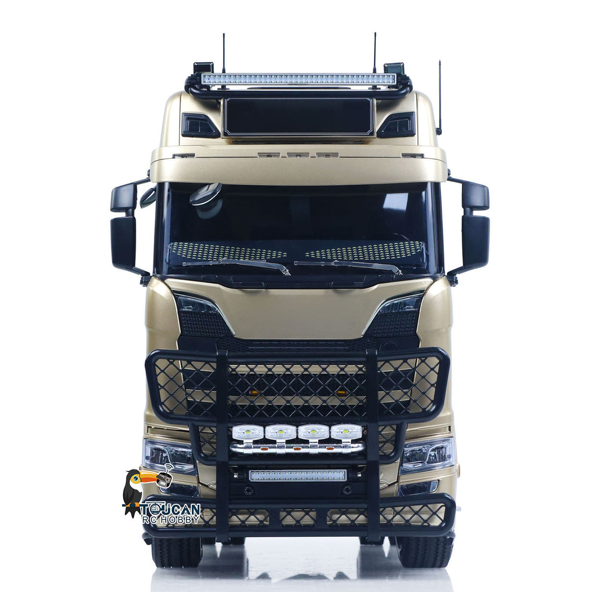 TOUCAN RC HOBBY Plastic 1/14 RC Tractor Truck 56379 Remote Control Construction Vehicle Customized by  4X2 Chassis 3Speed Gearbox Flowing Water Light Smoke Unit ST8 Radio RTR