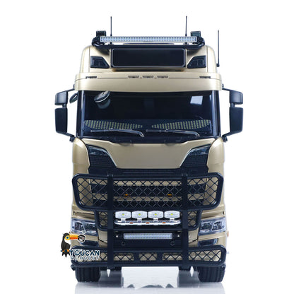TOUCAN RC HOBBY Plastic 1/14 RC Tractor Truck 56379 Remote Control Construction Vehicle Customized by  4X2 Chassis 3Speed Gearbox Flowing Water Light Smoke Unit ST8 Radio RTR
