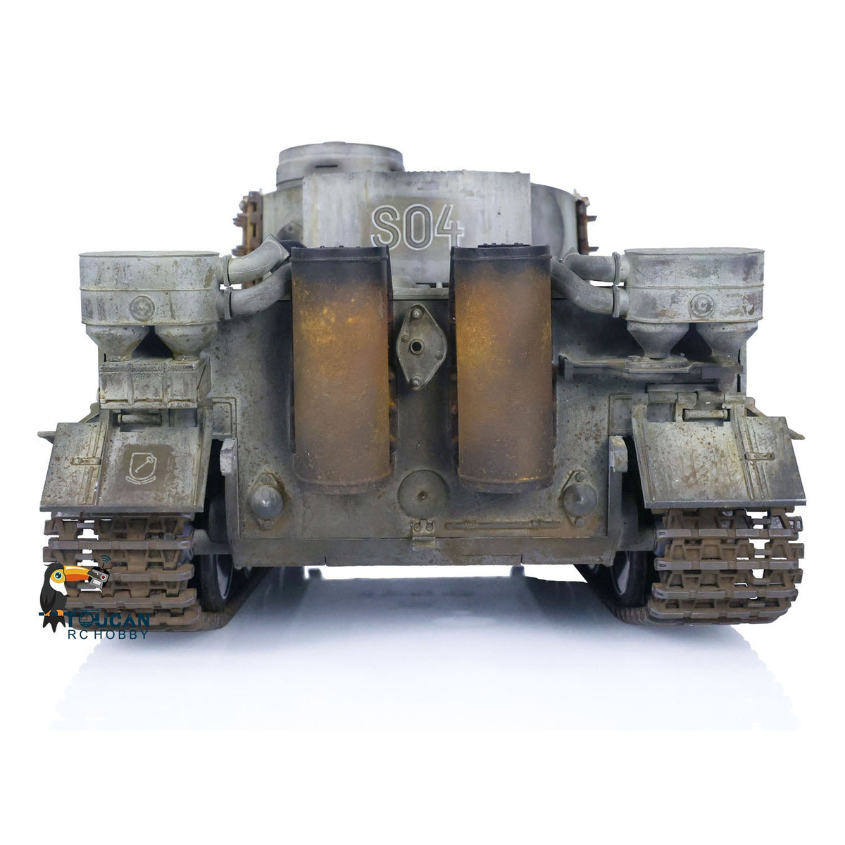 TOUCAN RC HOBBY Heng Long 1/16 TK7.0 Plastic German Tiger I Panther RTR RC Tank 3818/3819 360 Degrees Turret Infrared Combat BB Sounds Lights Smoke Model
