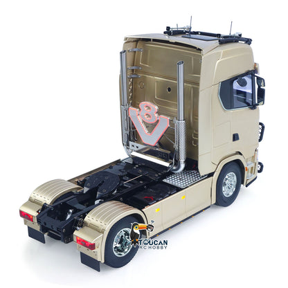 TOUCAN RC HOBBY Plastic 1/14 RC Tractor Truck 56379 Remote Control Construction Vehicle Customized by  4X2 Chassis 3Speed Gearbox Flowing Water Light Smoke Unit ST8 Radio RTR