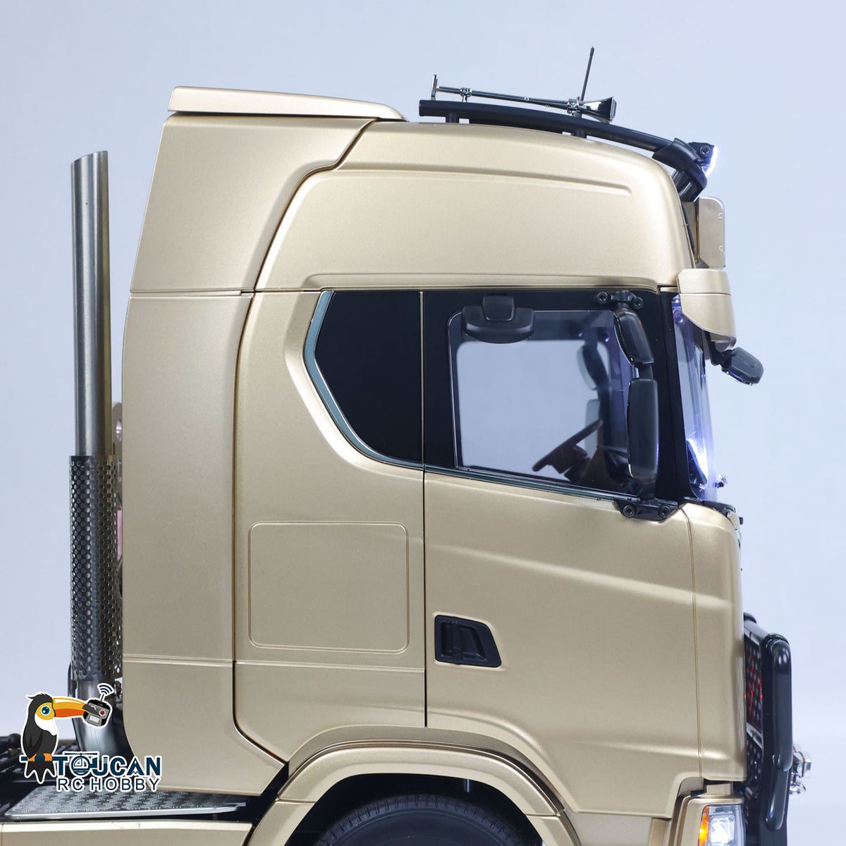 TOUCAN RC HOBBY Plastic 1/14 RC Tractor Truck 56379 Remote Control Construction Vehicle Customized by  4X2 Chassis 3Speed Gearbox Flowing Water Light Smoke Unit ST8 Radio RTR