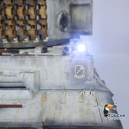 TOUCAN RC HOBBY Heng Long 1/16 TK7.0 3818 Tiger I RTR RC-Panzer FPV 360-Grad-Turm Rohr-Rücklauf Rauch Metallketten Antriebs- und Leiträder Laufrollen handlackiert