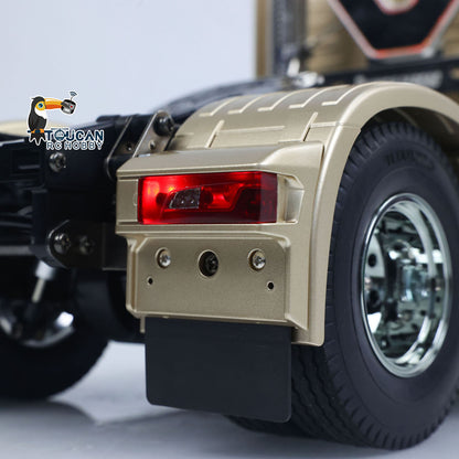 TOUCAN RC HOBBY Plastic 1/14 RC Tractor Truck 56379 Remote Control Construction Vehicle Customized by  4X2 Chassis 3Speed Gearbox Flowing Water Light Smoke Unit ST8 Radio RTR