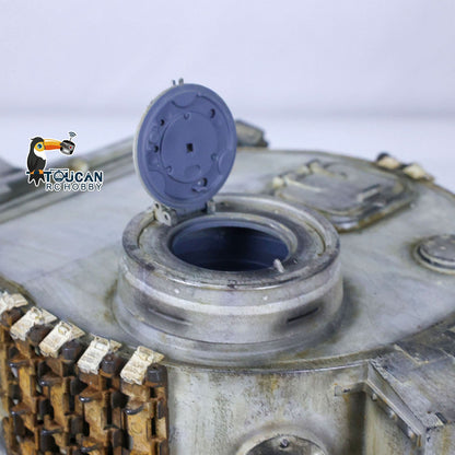TOUCAN RC HOBBY Heng Long 1/16 TK7.0 3818 Tiger I RTR RC-Panzer FPV 360-Grad-Turm Rohr-Rücklauf Rauch Metallketten Antriebs- und Leiträder Laufrollen handlackiert