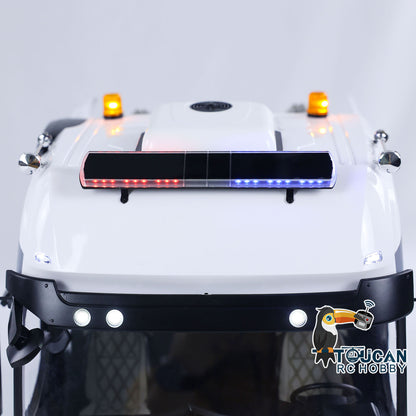 Camion tracteur RC 8x8 LESU en métal, châssis 1/14, voitures radiocommandées, unité de fumée et son, par TOUCAN RC HOBBY