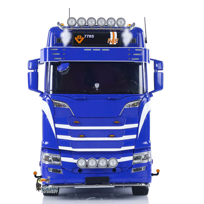 TOUCAN RC HOBBY  770S 1/14 RC Tractor Truck 6X6 Metal Chassis Axle Locks RTR 3Speed Lorry Car Smoke Sound Light Unit Cabin Suspension ST8