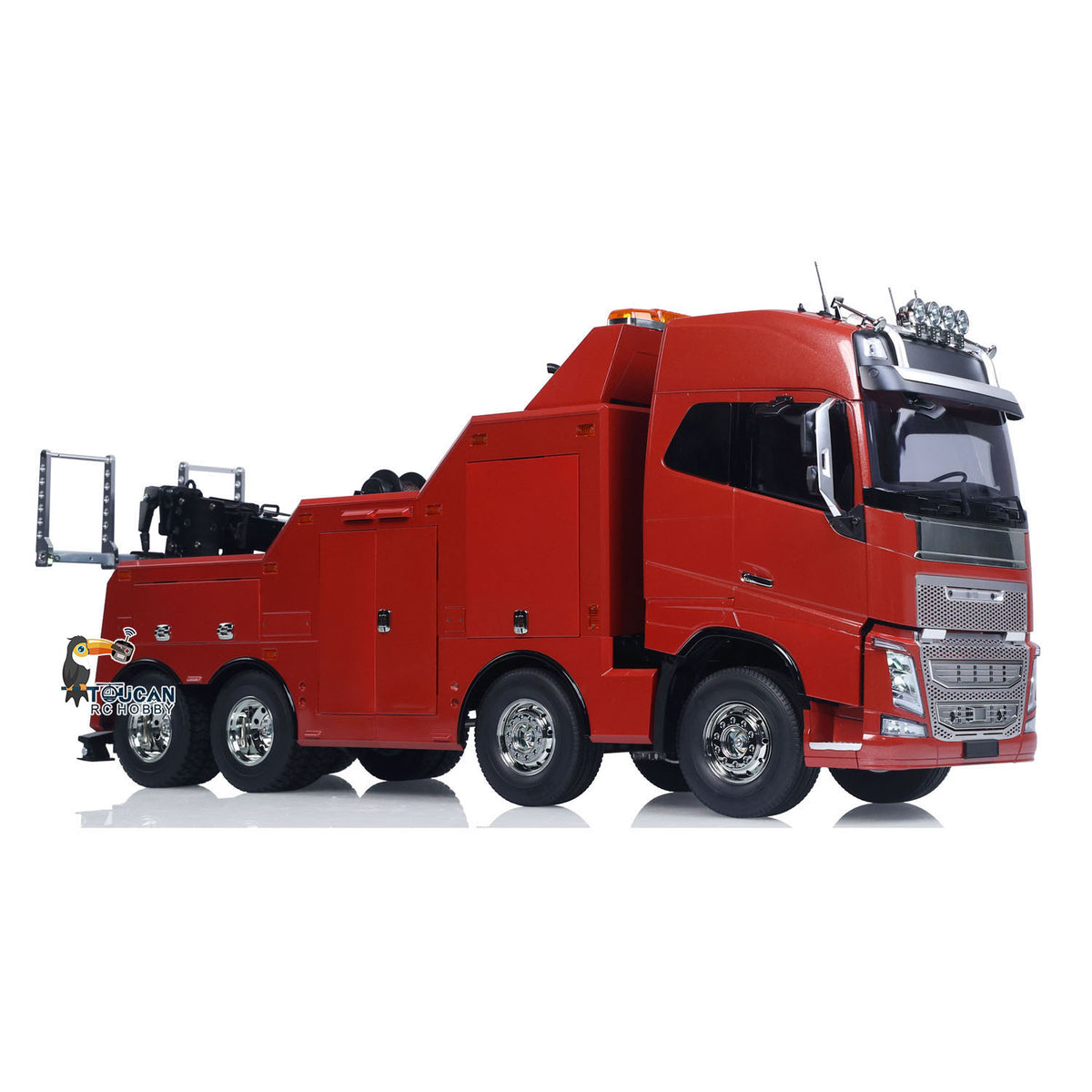 TOUCAN RC HOBBY Customized DIY 56362 1/14 8x4 RC Wrecker Tow Truck Rescue Car RTR Electric Recovery Vehicles I6S Radio Battery Sound