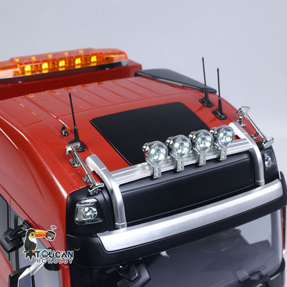TOUCAN RC HOBBY Customized DIY 56362 1/14 8x4 RC Wrecker Tow Truck Rescue Car RTR Electric Recovery Vehicles I6S Radio Battery Sound
