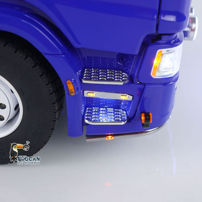 TOUCAN RC HOBBY  770S 1/14 RC Tractor Truck 6X6 Metal Chassis Axle Locks RTR 3Speed Lorry Car Smoke Sound Light Unit Cabin Suspension ST8