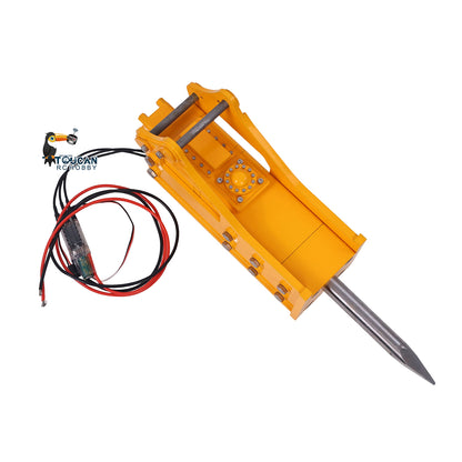 TOUCAN RC HOBBY New Product Metal Hydraulic Shear Electric Hammer Bucket for 1/12 RC Hydraulic Digger C395 LR976  Remote Control Construction Vehicles Excavator