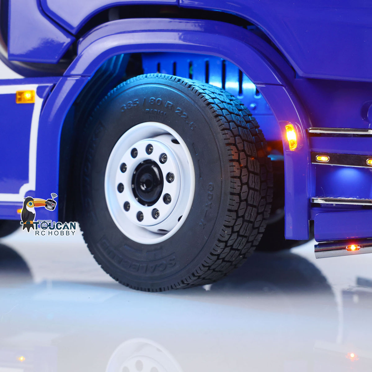 TOUCAN RC HOBBY  770S 1/14 RC Tractor Truck 6X6 Metal Chassis Axle Locks RTR 3Speed Lorry Car Smoke Sound Light Unit Cabin Suspension ST8