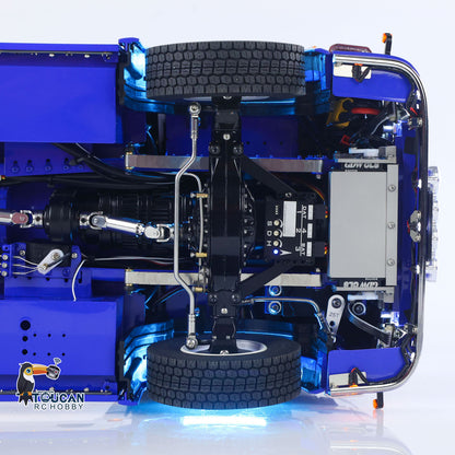 TOUCAN RC HOBBY  770S 1/14 RC Tractor Truck 6X6 Metal Chassis Axle Locks RTR 3Speed Lorry Car Smoke Sound Light Unit Cabin Suspension ST8