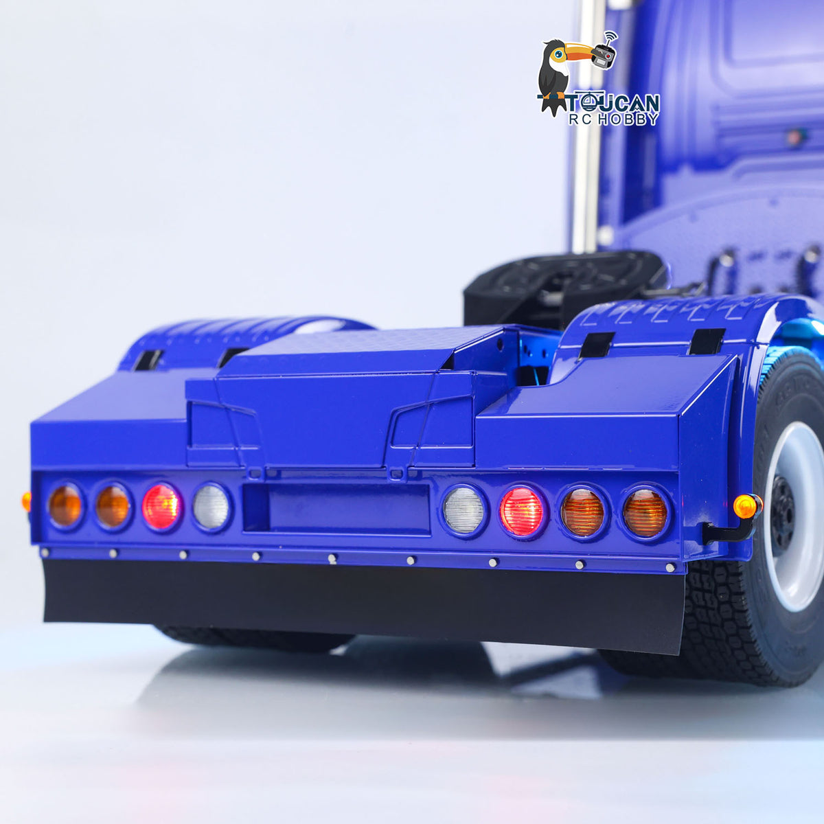 TOUCAN RC HOBBY  770S 1/14 RC Tractor Truck 6X6 Metal Chassis Axle Locks RTR 3Speed Lorry Car Smoke Sound Light Unit Cabin Suspension ST8