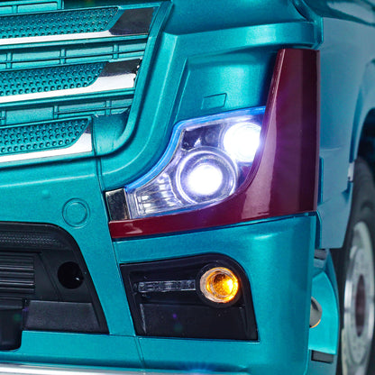 TOUCAN RC HOBBY LESU 1/14 RC Tractor Truck RTR/PNP Remote Control Lorry Vehicle 3363 1851 6x6 Metal Chassis 140401A High Roof Cab Shell 3Speed Gearbox Light Sound Electric Wiper