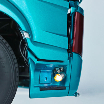 TOUCAN RC HOBBY LESU 1/14 RC Tractor Truck RTR/PNP Remote Control Lorry Vehicle 3363 1851 6x6 Metal Chassis 140401A High Roof Cab Shell 3Speed Gearbox Light Sound Electric Wiper