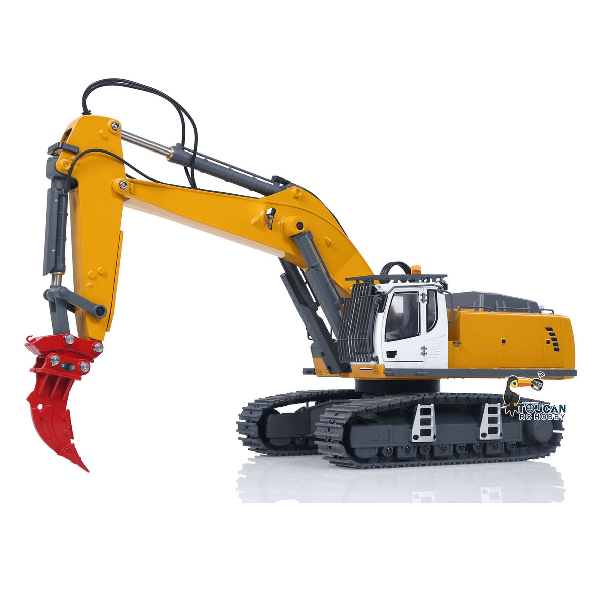 TOUCAN RC HOBBY 1/18 Kabolite 5901 100S Electric Lifting RC Excavator Flysky Remote Control Digger Engineering Vehicle Electric Ripper Hammer
