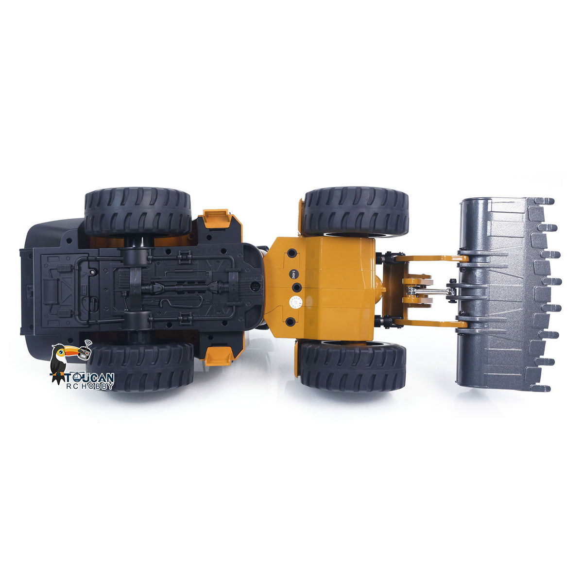 TOUCAN RC HOBBY 1/14 HUINA 2.4G Radio Controlled Loader 1583 Electric Lifting System Lights Sound RC Construction Vehicles Assembled