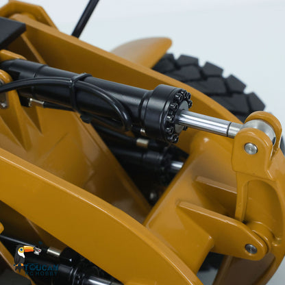 TOUCAN RC HOBBY US Stock HUINA K966 KABOLITE 2.4Ghz 1/16 Scale Hydraulic RC Loader 966 Truck Car RTR Model W/7500mAh Battery Charger Light Transmitter