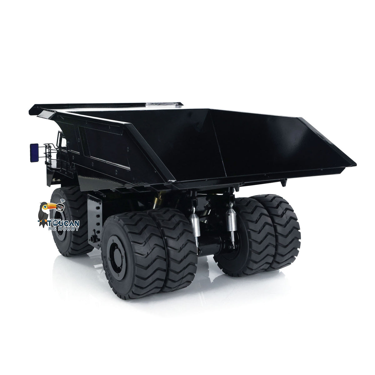 TOUCAN RC HOBBY  793D 1/20 Metal Hydraulic Dump Truck Model 2Speed Transmission 4 Wheel Spring Suspension Lights 21KG Heavyweight No Sound System