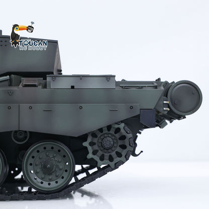 TOUCAN RC HOBBY Heng Long 1/16 TK7.0 Customize 3908 Challenger II RTR RC Tank FPV 360 Degrees Turret IR BB Smoke Metal Tracks Road Drive Idler Wheels