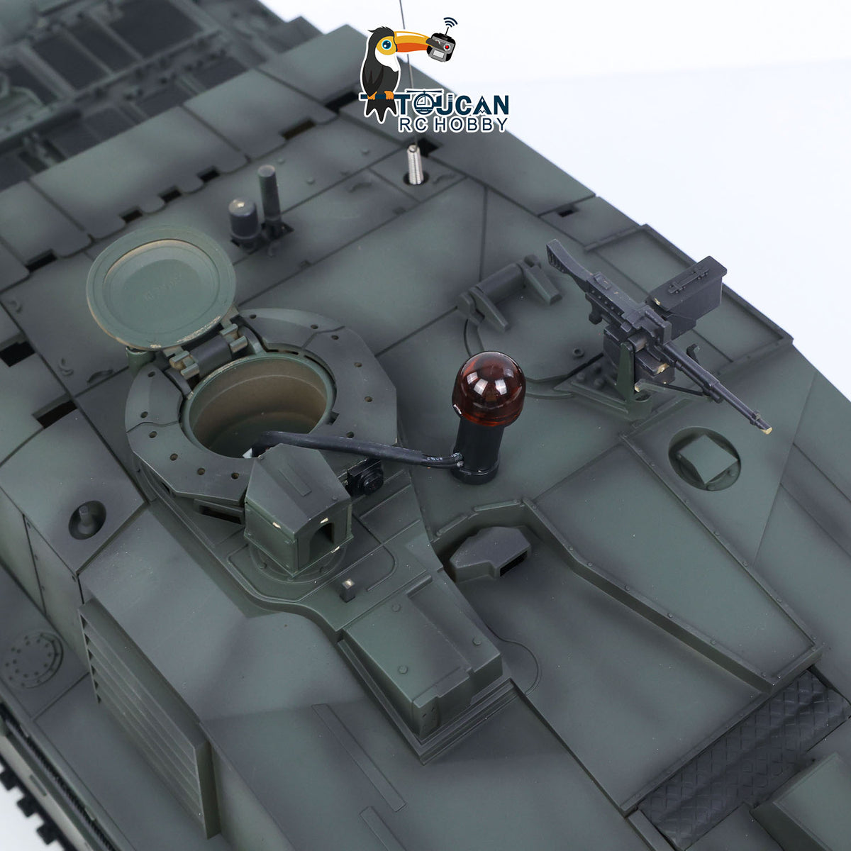 TOUCAN RC HOBBY Heng Long 7.0 1:16 Challenger II RTR RC-Panzermodell 3908 360-Grad-Turm Stahlgetriebe Metallketten Leit- und Antriebsräder Laufrollen