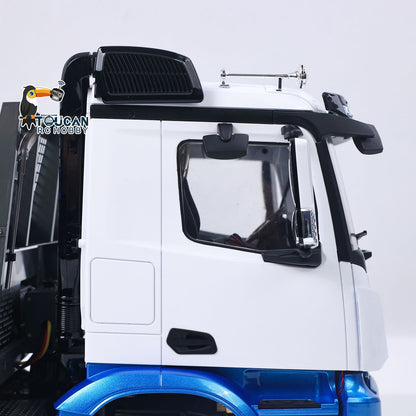 TOUCAN RC HOBBY 3Speed LESU Skip Loader 3363 Metal 4X4 Chassis 1/14 RC Hydraulic Swing Arm Garbage Dump Truck Light Sound Hub Reduction Axle